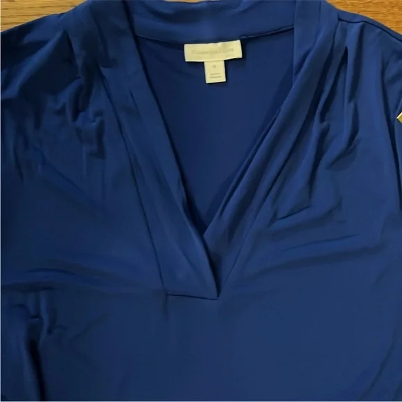 Elegant Blue Charter Club Jersey Dress - Picture 12 of 14